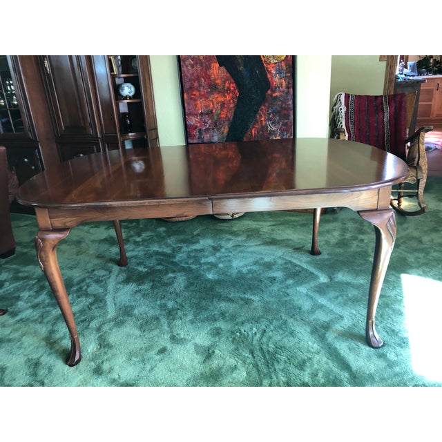 Queen Anne/Chippendale Harden Cherry Dining Set 7 Pieces Chairish