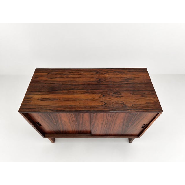 Low Sideboard in Rosewood with Sliding Doors, Denmark, 1960s For Sale - Image 12 of 18