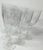 Mid 20th Century Vintage Art Nouveau Cut Glass Goblets - Set of Six For Sale - Image 5 of 11