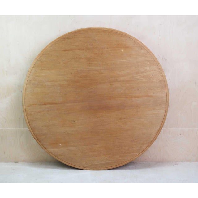 Small Antique English Palladian Style Round Bleached Table, 1835 For Sale - Image 4 of 9
