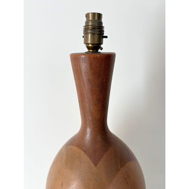 Mid-Century Modern Mid-Century Wooden Table Lamp, Britain, 1960s For Sale - Image 3 of 7
