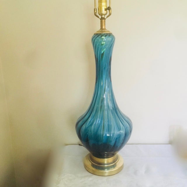 Modern Blue Lamp