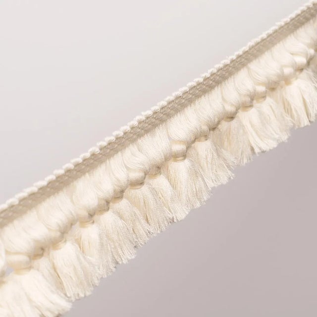 Contemporary Schumacher Rosalind Tassel Trim In Ivory For Sale - Image 3 of 3