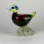 Glass Vintage Murano Glass Mallard Duck Sculpture by Salviati of Venice, Circa 1990 For Sale - Image 7 of 12