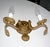 Pair Neoclassic Dolphin Shell Brass Wall Sconces For Sale - Image 10 of 14