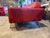 Roche Bobois Roche Bobois Red-Orange Sofa For Sale - Image 4 of 5