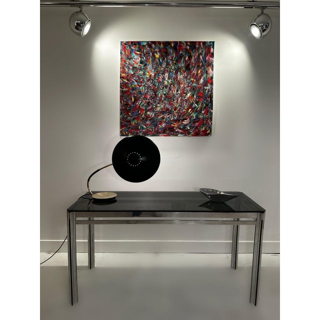 Jon Atac, Expressions, 1990, Large Oil on Canvas For Sale - Image 3 of 14