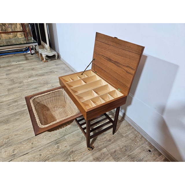 Vintage Sewing Cabinet by Ejvind A. Johansson for Vitze, 1950s For Sale - Image 11 of 18