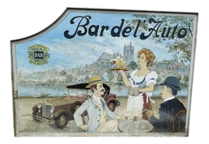 Bar Divider in Painted Sheet Metal, 1950s