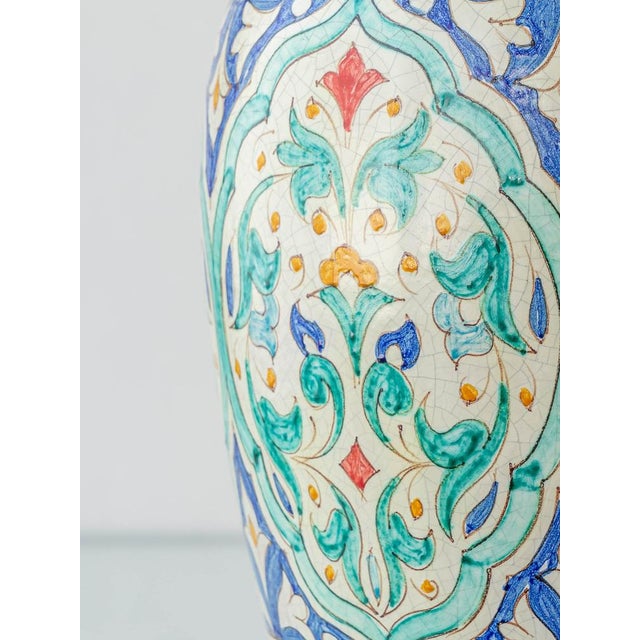 Spanish Andalusian Ceramic Table Lamp by Al Yarrar For Sale - Image 18 of 18