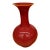 Striking Red Handblown Art Glass Vase, Signed and Dated 2003 For Sale