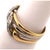 Metal 18 Karat Two-Tone Gold and Diamond Twist Wedding Fashion Ring 0.18 TDW, Size 4.5 For Sale - Image 7 of 7