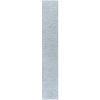 Modern Beige Blue Flat Weave Wool Runner by Doris Leslie Blau For Sale
