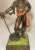 Bronze Tall Antique Detailed Polychromed Bronze Clad Figural Paul Herzel Pirate Statue For Sale - Image 8 of 12