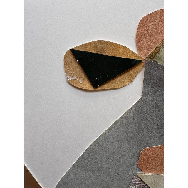 "Vessel 9" Original Mixed-Media Framed Collage on Paper by Zac Woodiel For Sale In Little Rock - Image 6 of 11