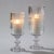 Traditional Glass Hurricane Shade Set For Sale - Image 3 of 3