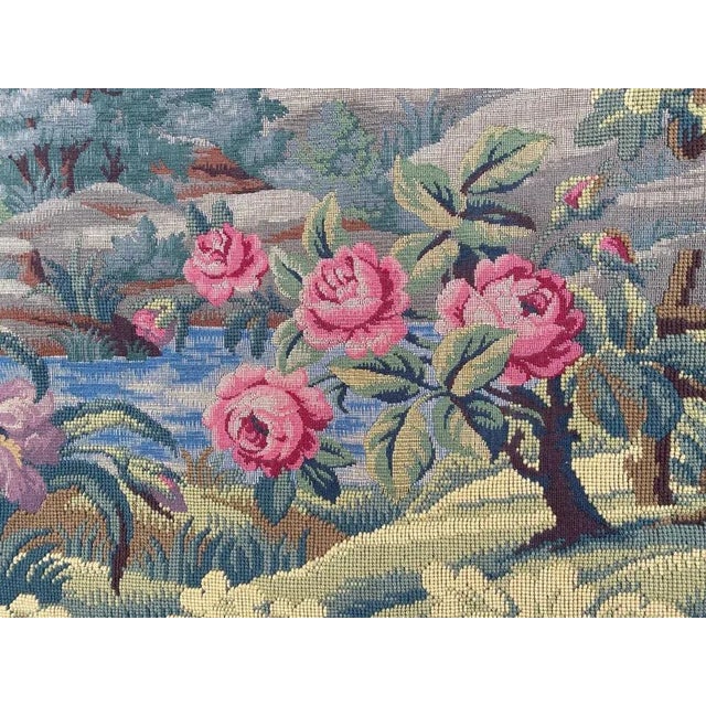 Aubusson Style French Tapestry For Sale - Image 6 of 18