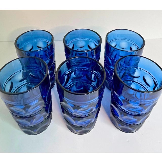 Elevate your glassware collection with this set of 6 Crown Imperial Blue Flat Iced Tea Glasses by Tiara. Known for their...