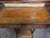 Victorian Vanity/Writing Desk with velvet covered foot rest. Single drawer in the front with a fabric panel that can pull...