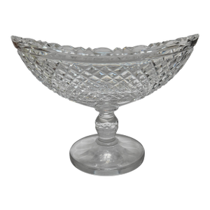 Signed Waterford Irish Cut Crystal Prestige Footed Centerpiece Bowl