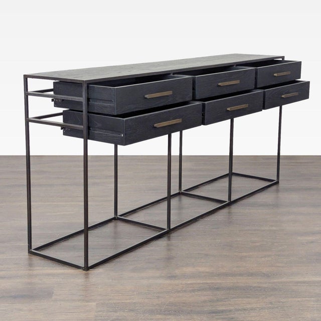 Contemporary West Elm Gramercy Console Table For Sale - Image 3 of 10