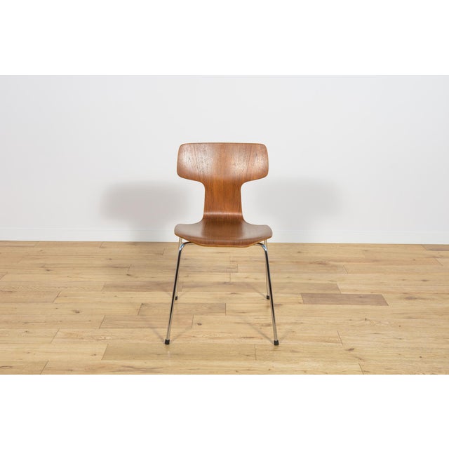 Model 3103 Dining Chairs by Arne Jacobsen for Fritz Hansen, 1970s, Set of 4 For Sale - Image 10 of 18