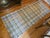 Gray Vintage Turkish Kilim Runner, Flatwoven Wool, Stripe Pattern, Ivory & Green, 3x7 For Sale - Image 8 of 9