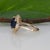 Gia Certified 4.3Ct Ceylon Sapphire Ring With Natural Diamond Accents: 14k Gold, Size 6.75 For Sale - Image 10 of 10
