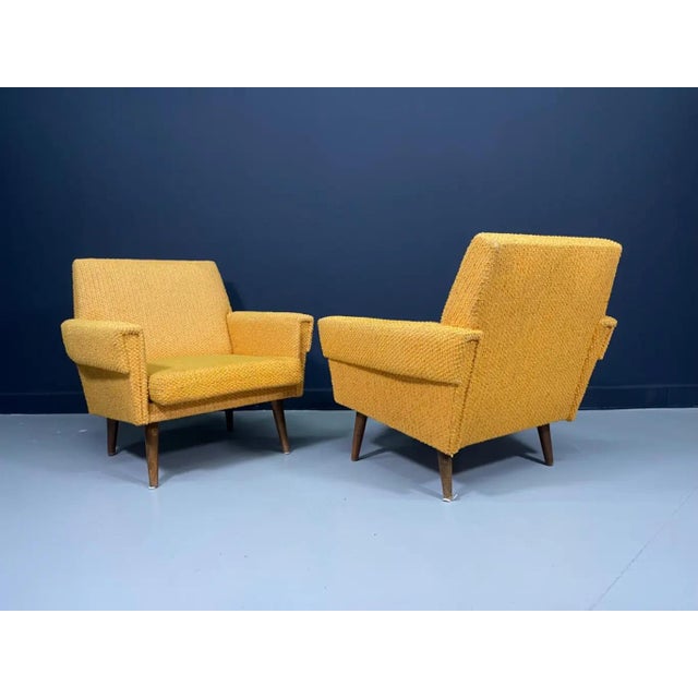 Wood Mid-Century Lounge Chairs, 1960s, Set of 2 For Sale - Image 7 of 9