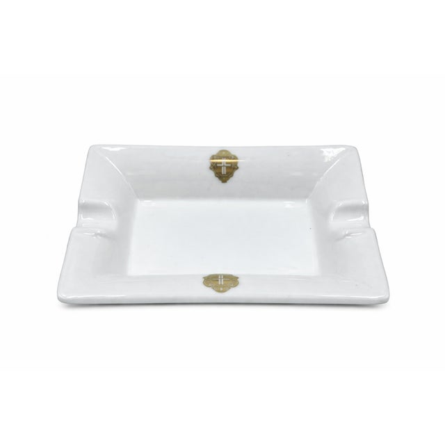 Vintage Hotel Principe Di Savoia Milan Italy Ashtray Catchall Dish For Sale In Washington DC - Image 6 of 9