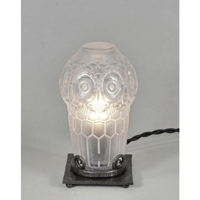 Art Deco 1920s French Art Deco Night Lamp Insence Burner by Robj France For Sale - Image 3 of 12