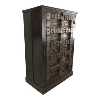 1980s Medieval Old World Armoire/ Cabinet For Sale