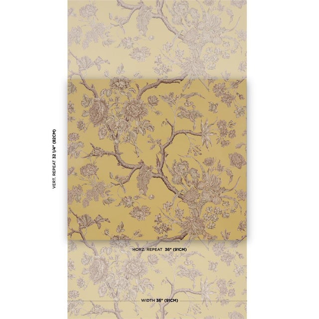 Drawn from an archival document, Inverness Garden is a romantic large-scale floral design. Brimming with beautifully...