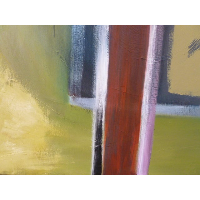 2020s "Schrodinger's Cat" Abstract Oil and Acrylic Painting by Scott A. Spencer For Sale - Image 5 of 6