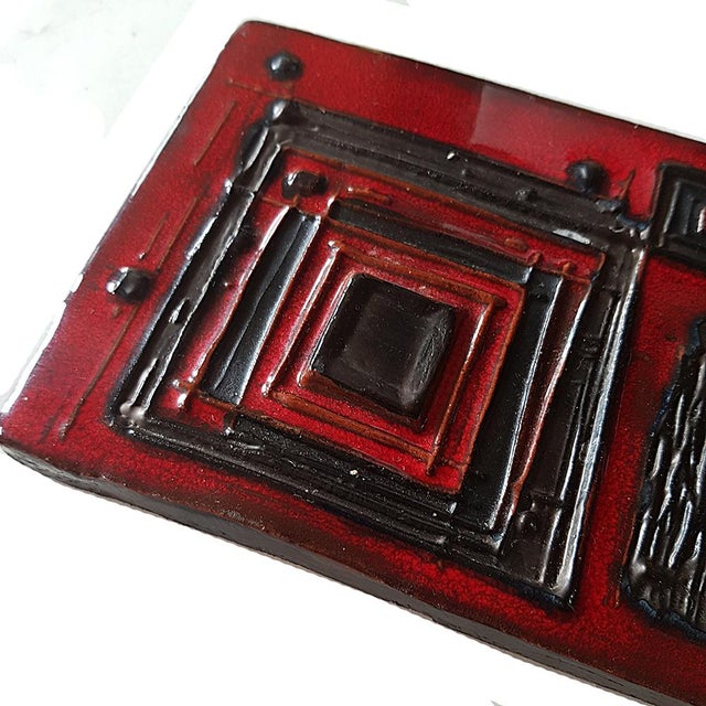 Mid-Century Ceramic Wall Plaques, Set of 4 For Sale - Image 11 of 18