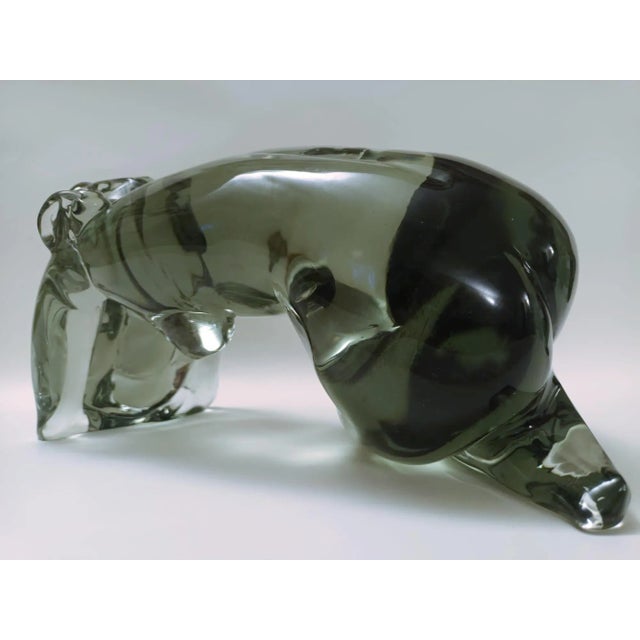 Mid 20th Century Murano "Vergogna Distesa" Glass Sculpture by Lorenado Rosin For Sale - Image 6 of 10