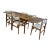 1950s Danish Teak Draw Leaf Dining Table With 6 Chairs Mid Century Modern For Sale