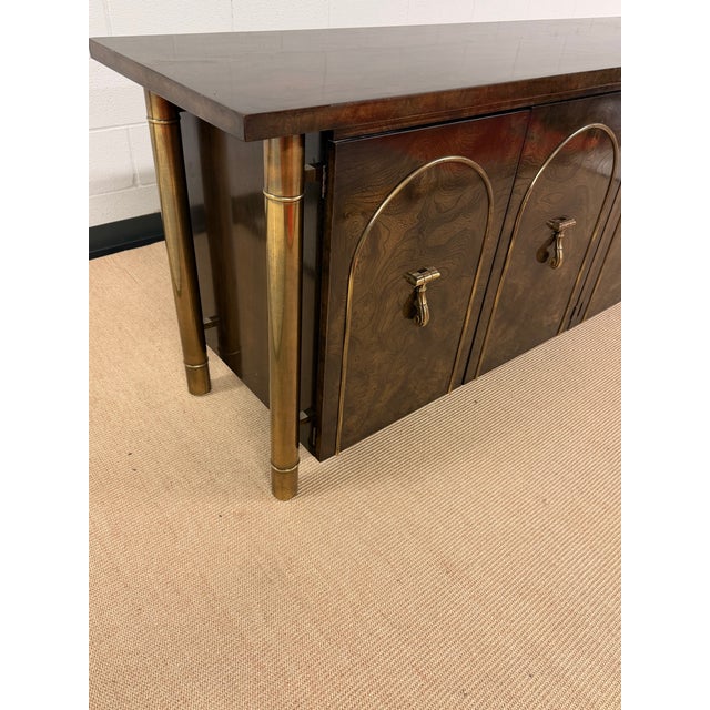 Art Deco Floating Console Cabinet From Mastercraft, Cir 1970's For Sale - Image 3 of 7