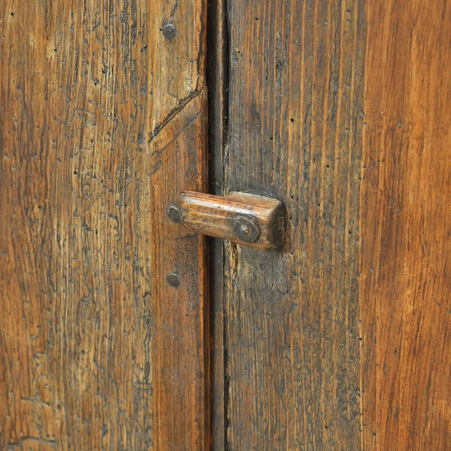 Antique Rustic Pine Cabinet, 1820 For Sale - Image 10 of 14