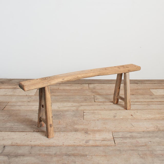 A beautiful reclaimed wooden elm bench. A solid bench, lovely original patina and character with each bench being totally...