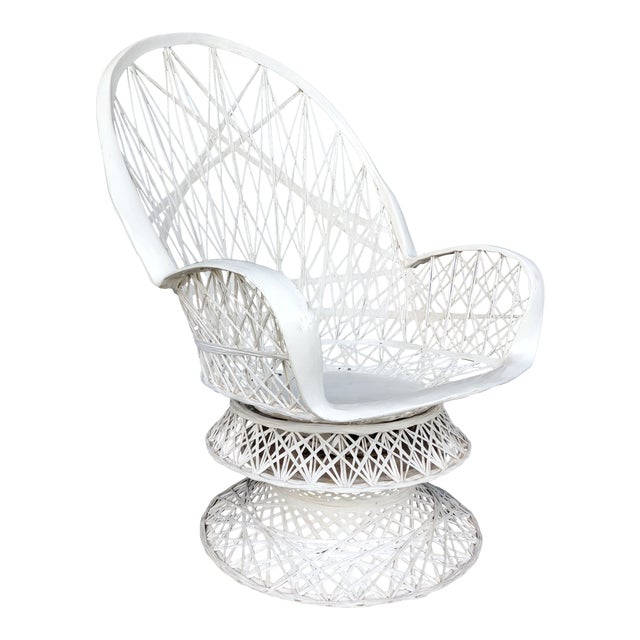 Vintage Spun Fiberglass Patio Lounge Chair Chairish