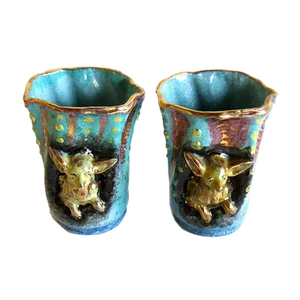 Italian Vases from CAA, 1950s, Set of 2