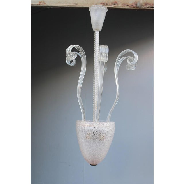 Art Deco Medusa Chandelier from Barovier, 1930s, in Good conditions. Designed 1920 to 1949 This piece is attributed to the...