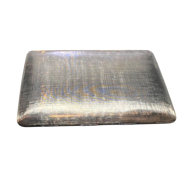 Metal Late 20th Century Tiffany & Co Estate Rare Compact Mirror Sterling Silver 86 Grams For Sale - Image 7 of 18