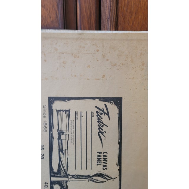 Oil Painting on Board Female Beautiful Unsigned Work of Art Masterpiece For Sale - Image 4 of 6