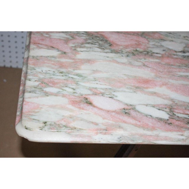 Vintage Victorian Eastlake Style Pink Marble Top Coffee Table Chairish