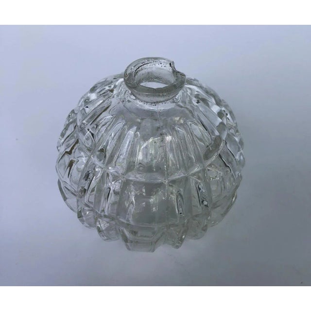 Mid 20th Century Czech Perfume Bottles Flacon Stopper Dresser Vanity Pair For Sale - Image 5 of 6