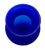 Glass Blue & Tangerine Satin Glass Vase - Attributed to Carlo Moretti For Sale - Image 7 of 10