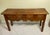 Antique Farmhouse Console Table Handcrafted Rustic Credenza Vintage Country For Sale - Image 16 of 17