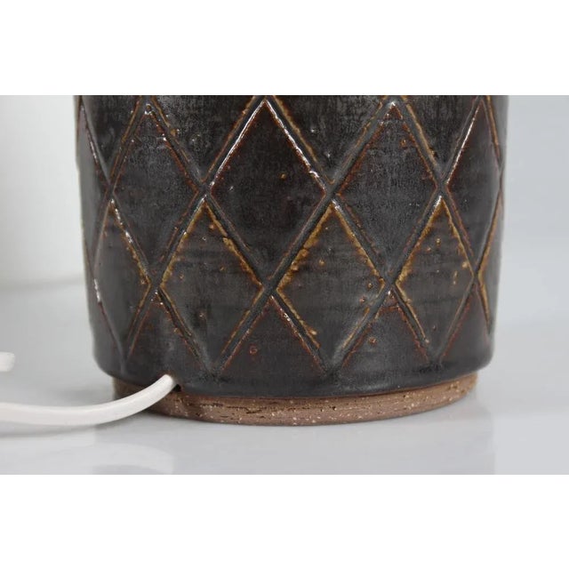 Textile Mid-Century Danish DL 32 Table Lamp by Per Linnemann-Schmidt for Palshus, 1960s For Sale - Image 7 of 11